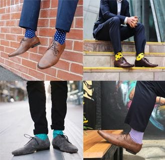 How to Wear Colorful Socks for Men ? 25 Outfit Ideas's Colorful Socks (11)