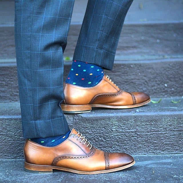 How to Wear Colorful Socks for Men ? 25 Outfit Ideas's Colorful Socks (4)