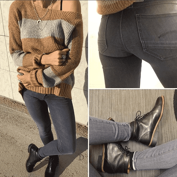 Outfits With Grey Jeans (2)