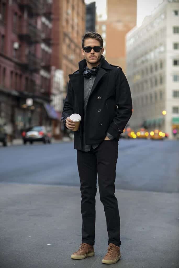 Men Peacoat Outfits 20 Ways To Wear A, Charcoal Peacoat Outfit Mens