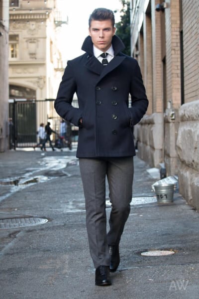 How To Wear A Peacoat ? 20 Outfit Ideas for Men