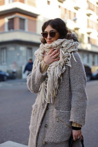 Outfits with Scarves - 50+ Ways to Wear a Scarf this Season