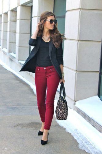 Wearing Business Casual Jeans- 21 Ways to Wear Jeans at Work's Outfits with Business Casual Jeans (15)