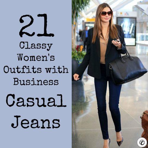 Women's Outfits with Business Casual Jeans (10)
