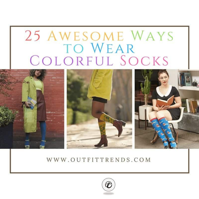 25 Best Ideas on How to Wear Colorful Socks for Women