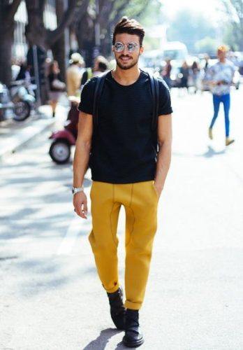35 Best Men's Outfits with Mustard Pants To Wear This Year's Outfits with Mustard Pants