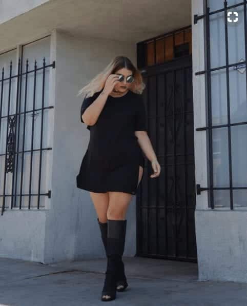 20 Best Plus Size Outfits To Wear With Thigh High Boots