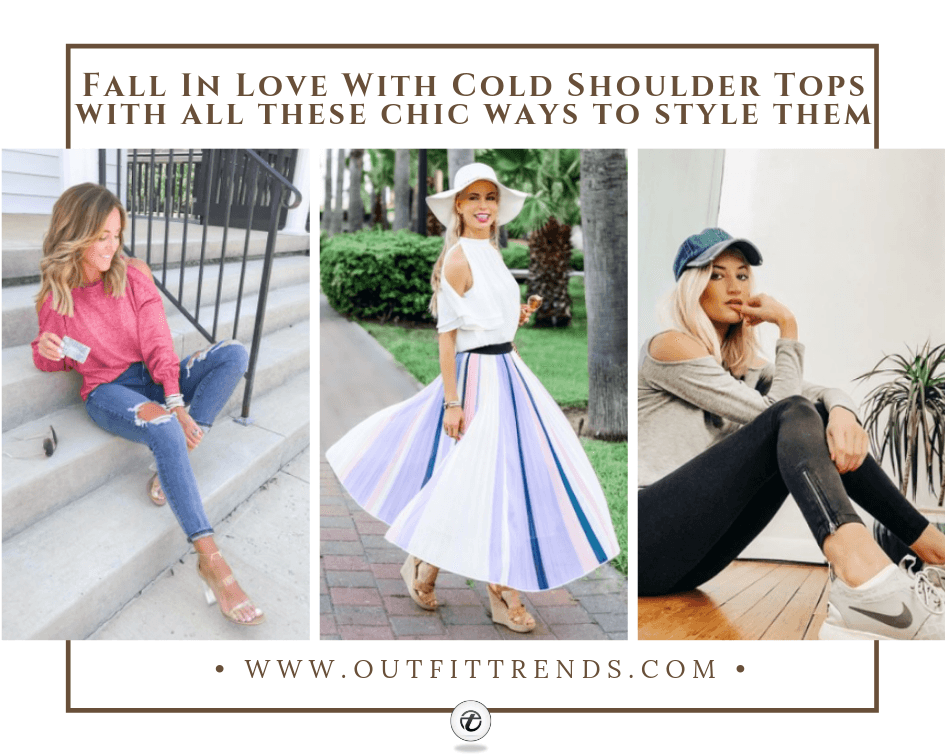 how to wear cold shoulder tops