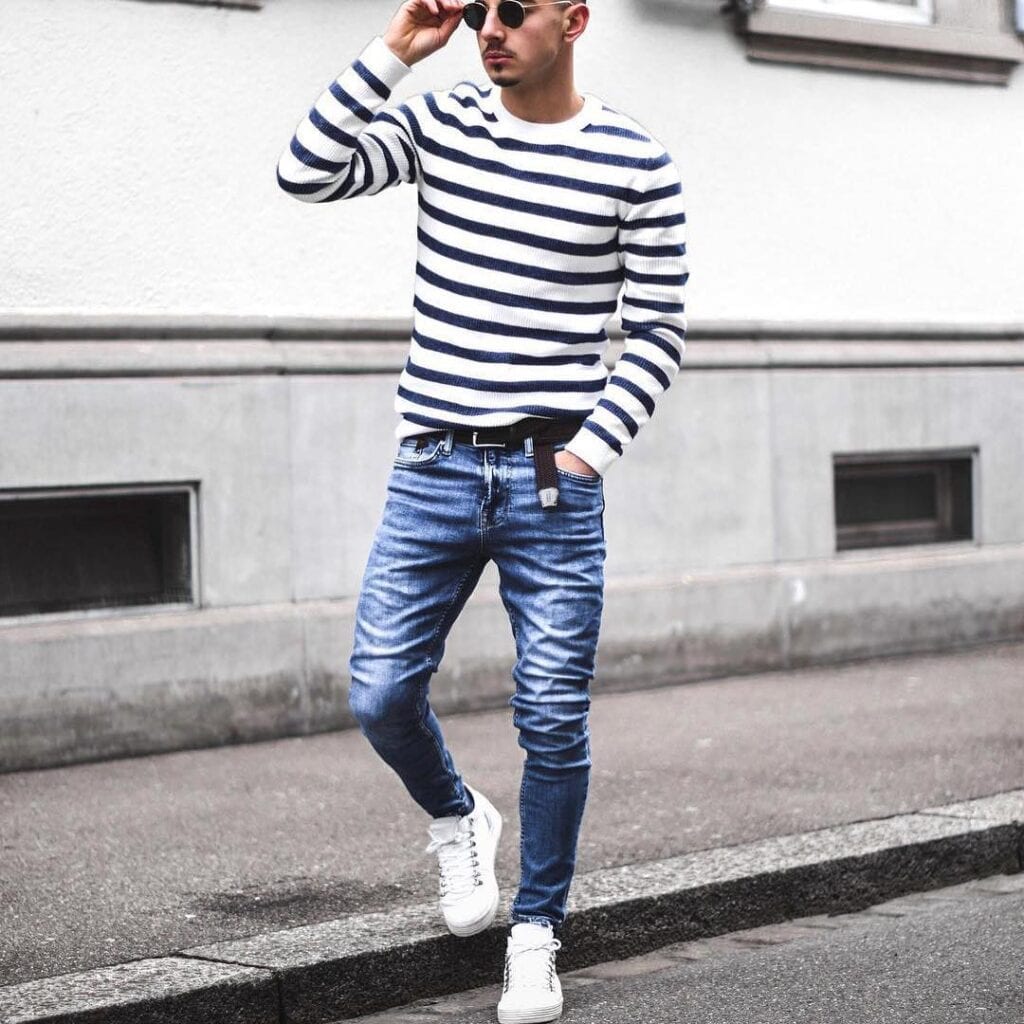 40 Cool White Sneakers Outfits for Men