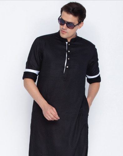 Black Kurta Pajama Outfits for Men