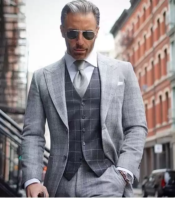 checkered suits 