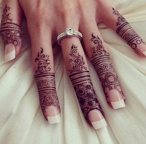 Engagement Mehndi Designs You Should Try (50)