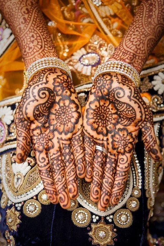 Engagement Mehndi Designs You Should Try (20)