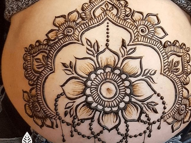 The Rise of Henna Baby Bump Art – HennaCity