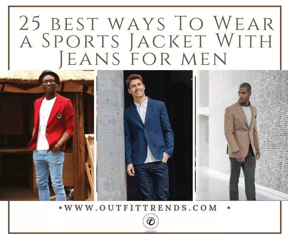 Sports Jacket With Jeans for Men