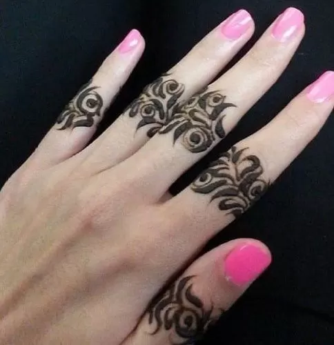 Best Mehndi Designs for Fingers (30)