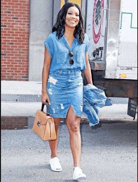 How to Wear a Denim Skirt in Summer  Closetful of Clothes
