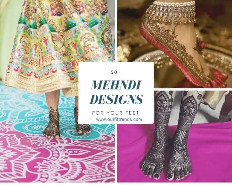 50 Beautiful Mehndi Designs for Feet