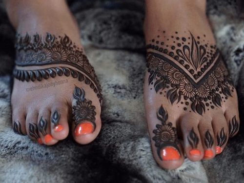 Beautiful Mehndi Designs for Feet (5)