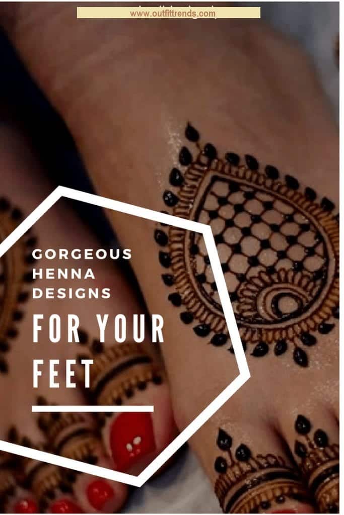 Beautiful Mehndi Designs for Feet (1)