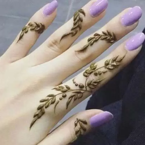 Best Mehndi Designs for Fingers (20)