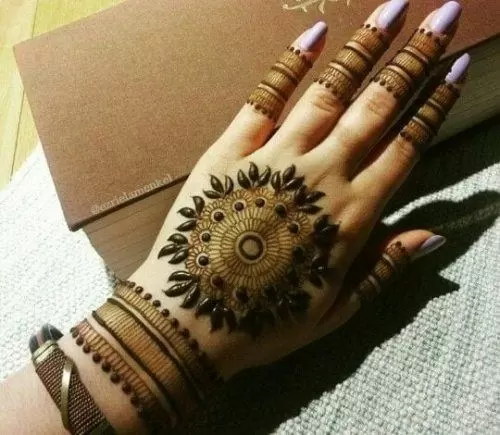 Round Mehndi Designs (20)