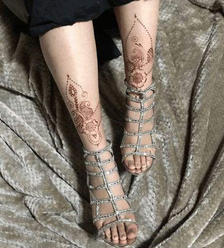 Best Leg Mehndi Designs (23)