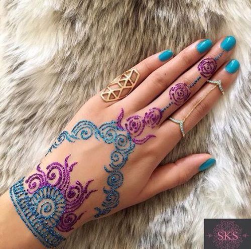 Colourful Henna And Mehndi Designs (9)