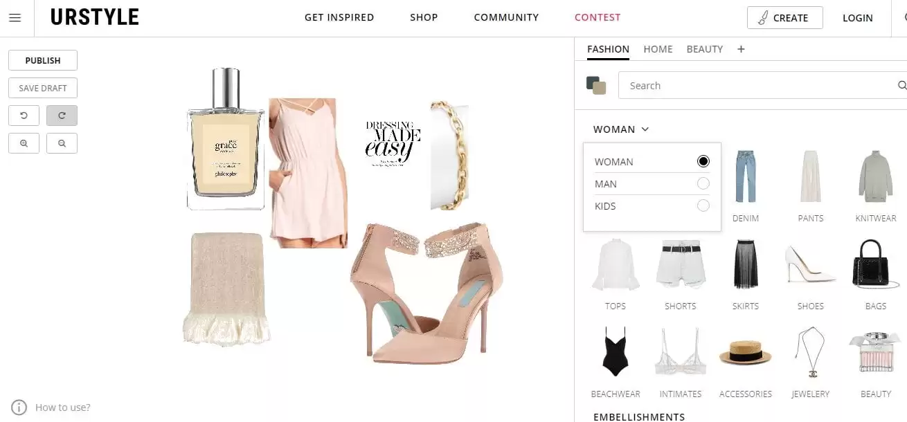 Subsitute sites and apps for polyvore