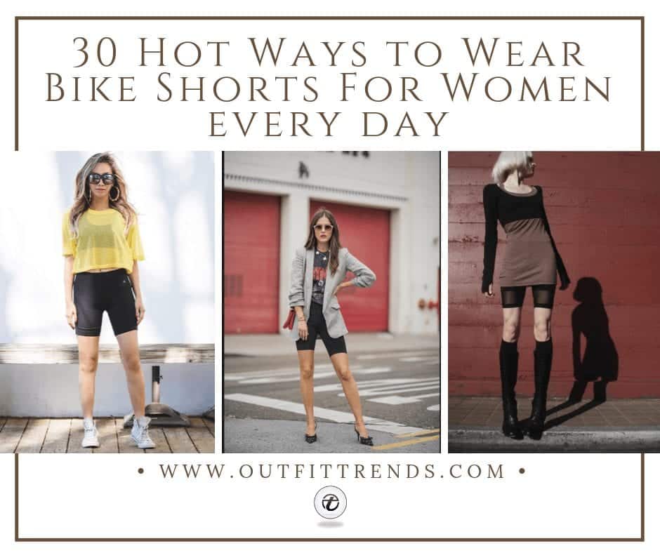 bike shorts Outfits