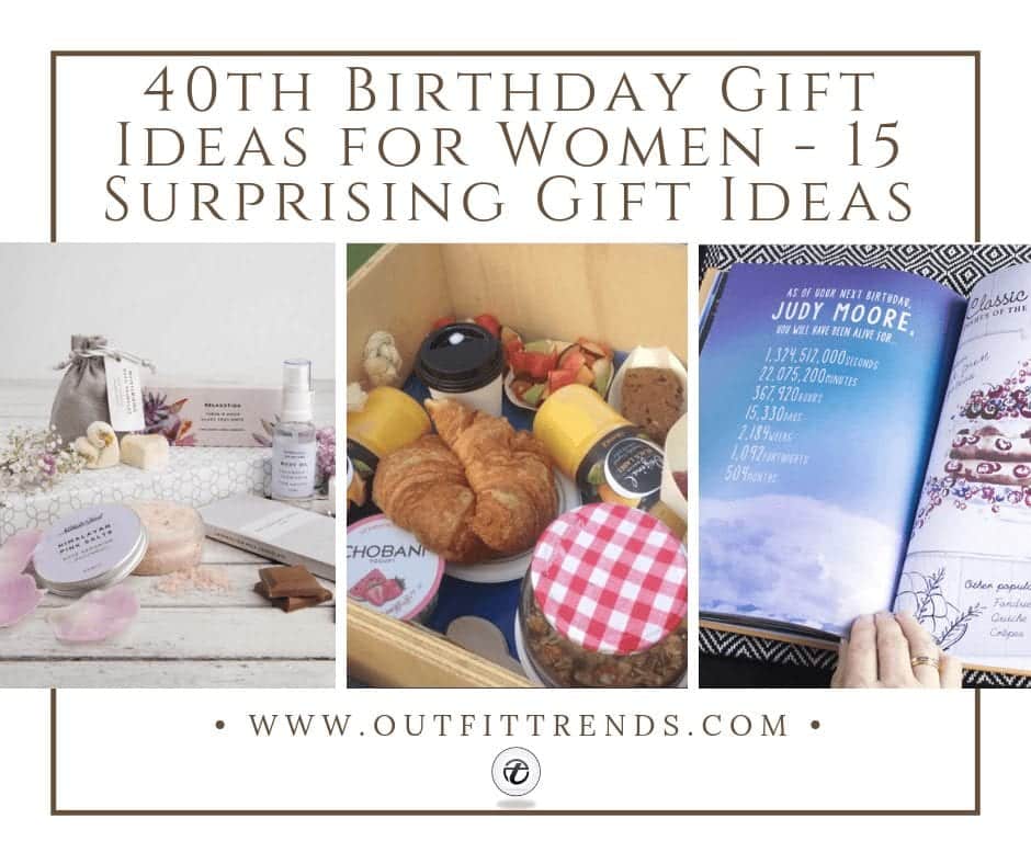 40th Birthday Gift Ideas for Women- 15 Surprising Gift Ideas