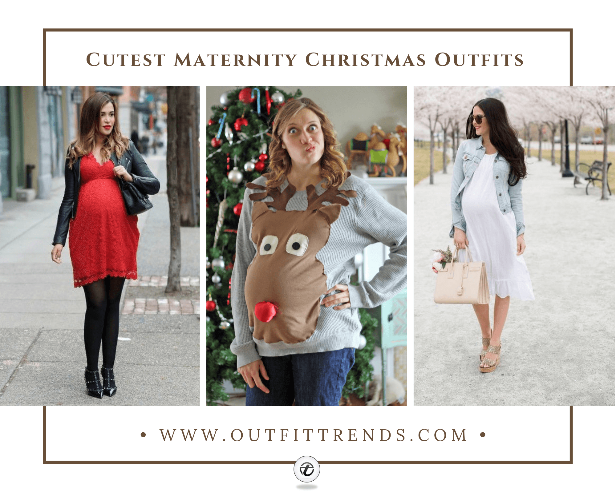 christmas outfit for pregnant women