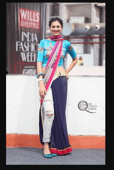 Saree Pant Outfit for Women