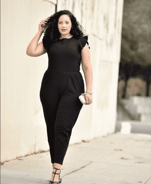 Plus size funeral outfit