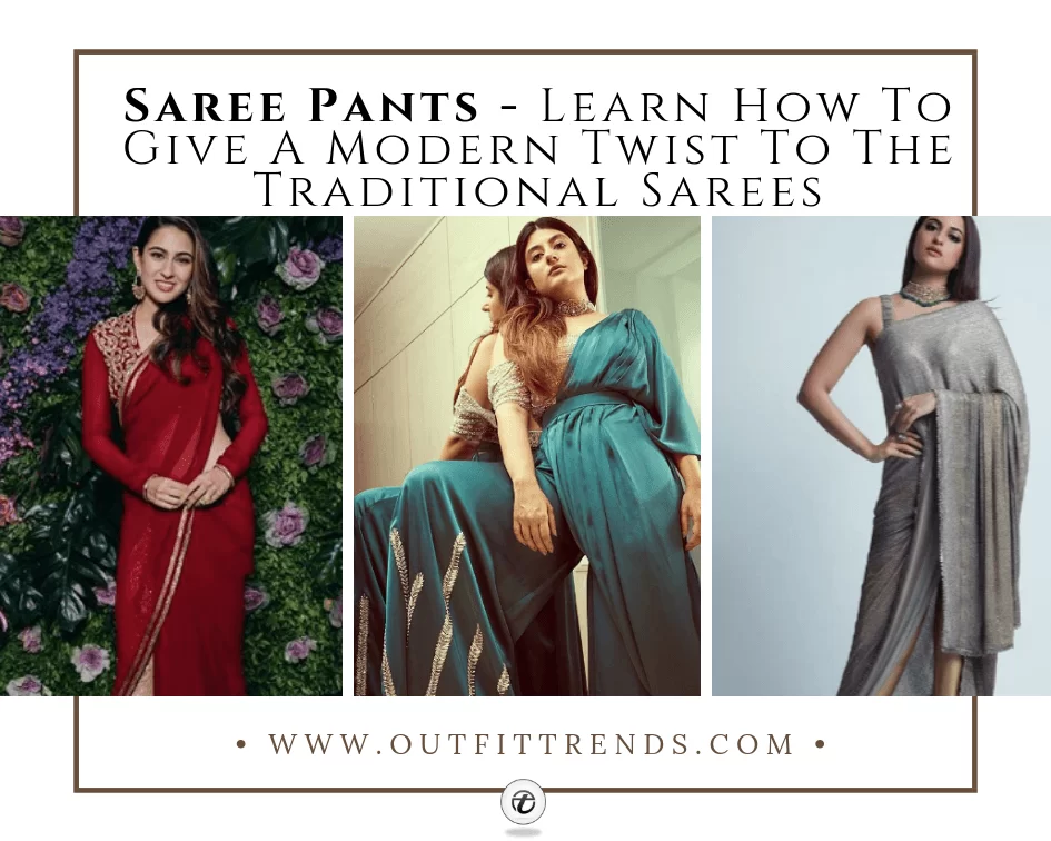 26 Ideas On How to Wear Saree with Pants