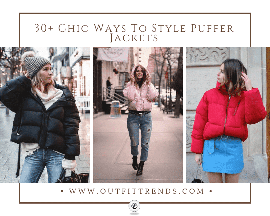 how to wear puffer jackets for girls