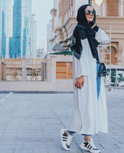 Hijab outfits of women for honeymoon