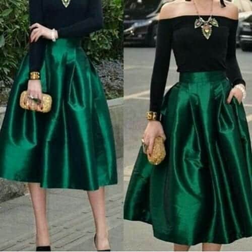 Elegant skirt outfit