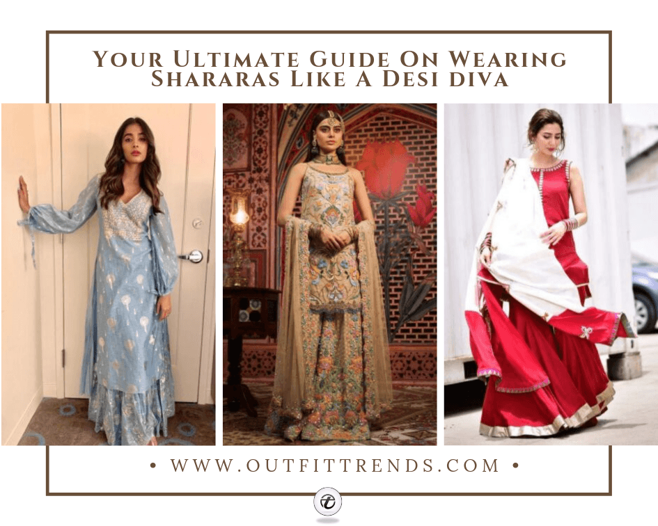 Latest Sharara Designs – 15 Ideas On How To Wear Shararas