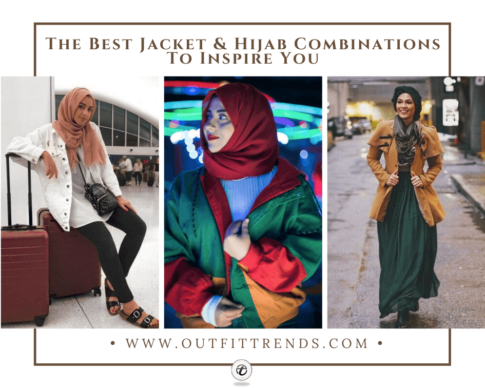 12 Decent Ways To Wear Hijab With Jackets in 2021