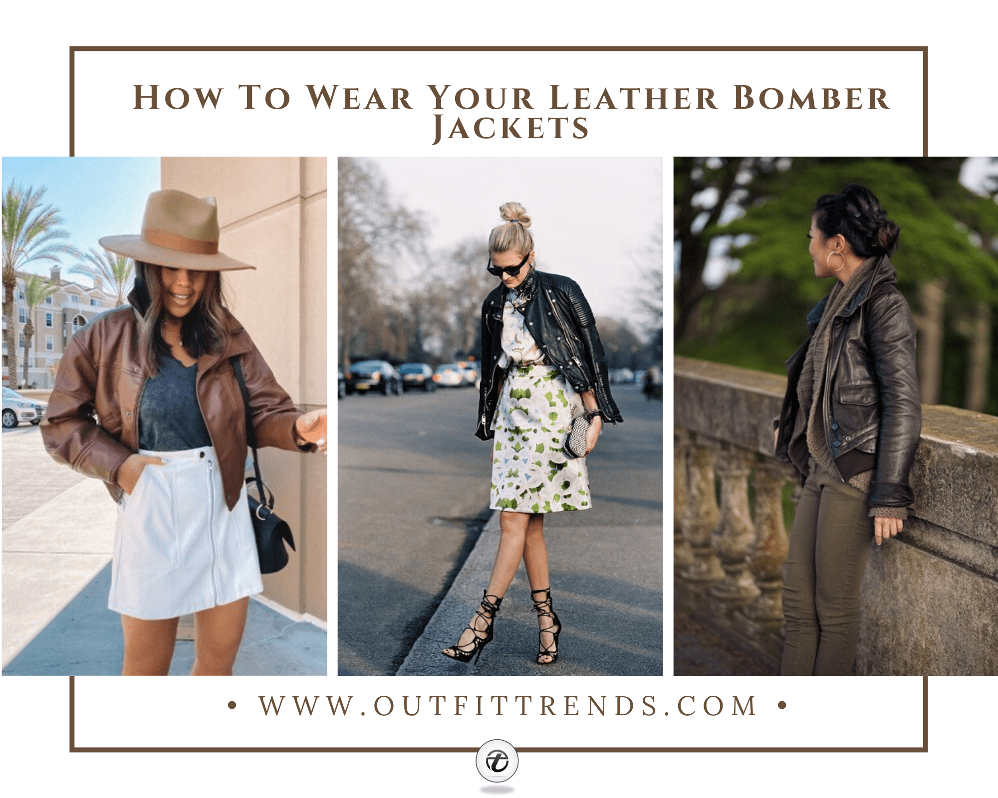 How to Style a Leather Bomber Jacket? 26 Outfit Ideas