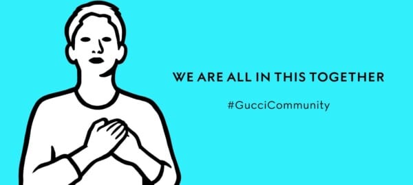 Gucci supports community during coronavirus pandemic