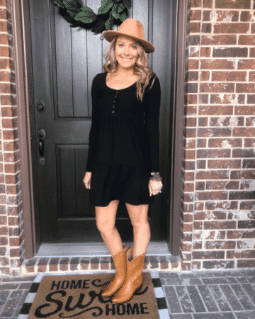 Girls Outfits with Tan Boots- 30 Ideas How to Wear Tan Shoes