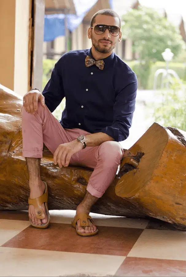 how to wear pink for men