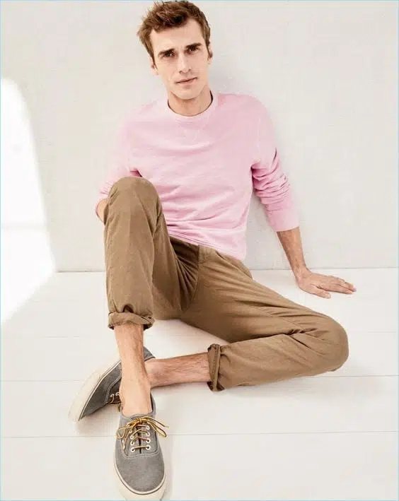 how to wear pink for men