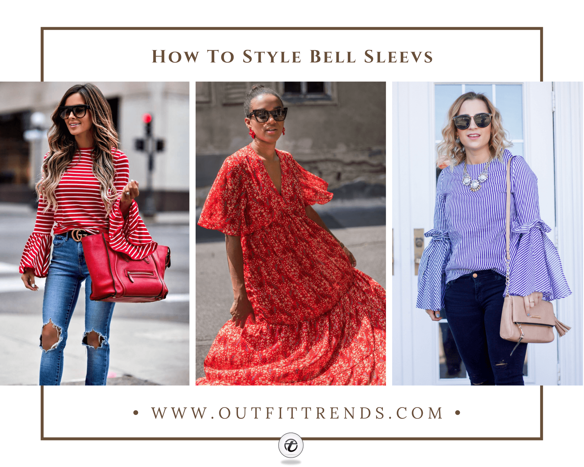 bell sleeve outfit ideas