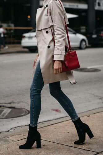 Classy Trenchcoat and Chunky Boots