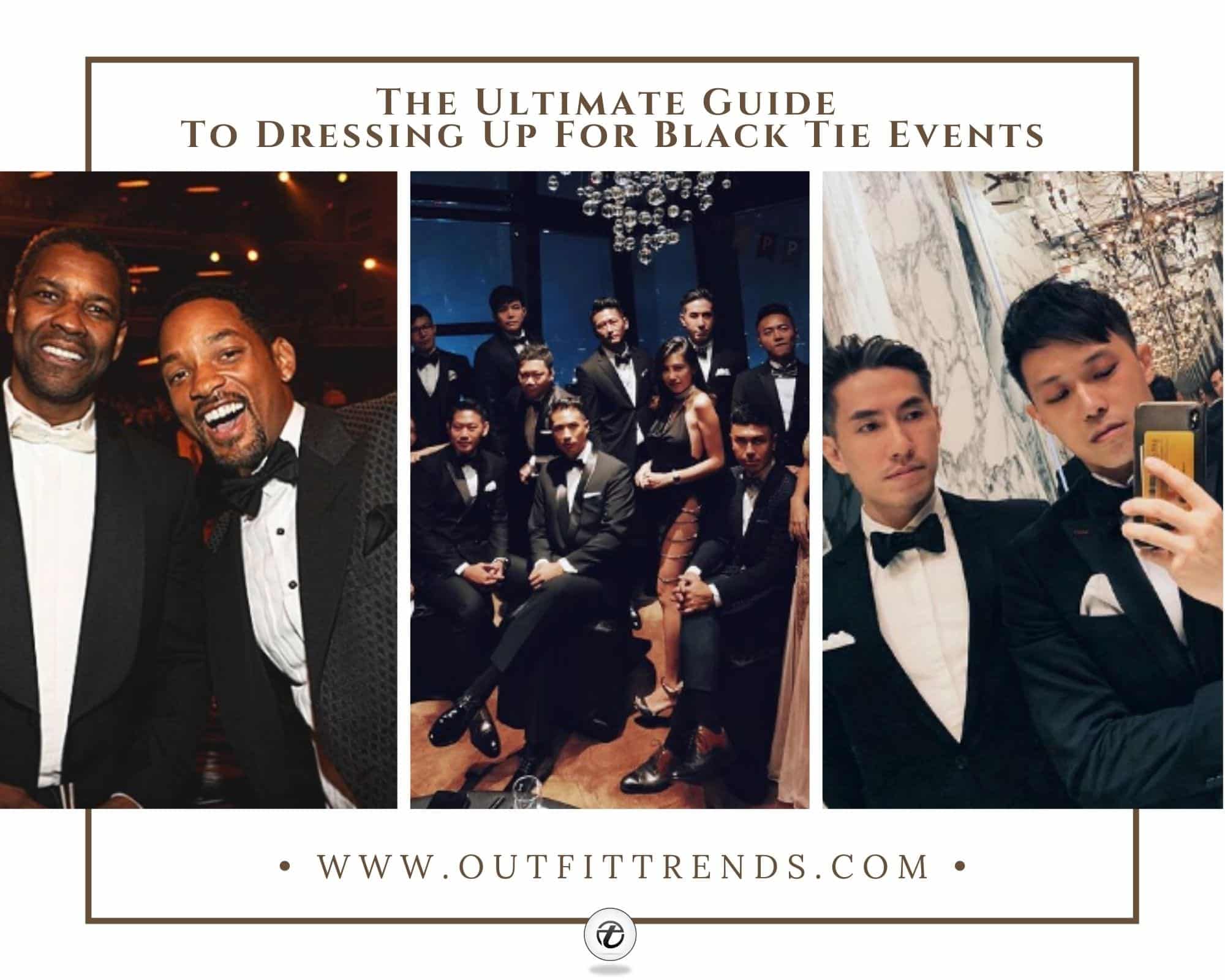 Men’s Black Tie Dress Code | 17 Outfits for Black Tie Events