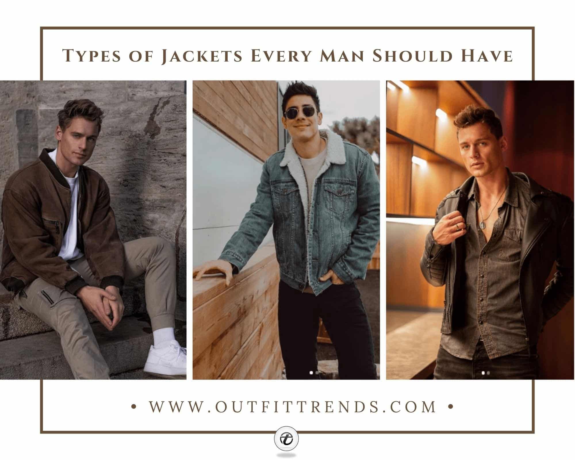 men jacket outfits