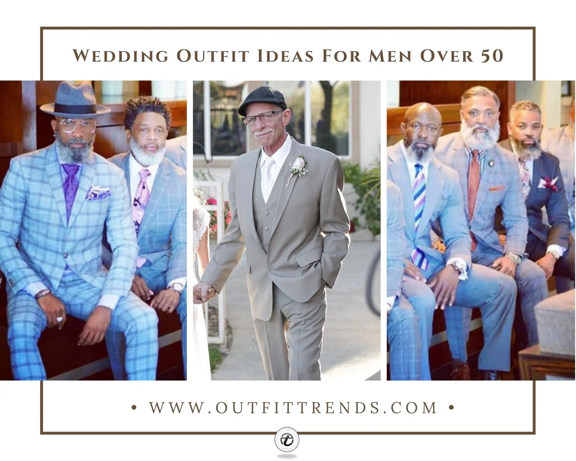 20 Wedding Outfits For Men Over 50:What to Wear to a Wedding